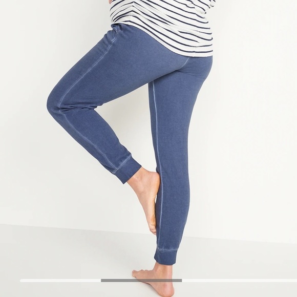 Old Navy Rollover-Waist Garment-Dyed Jogger Sweatpants - Picture 1 of 4